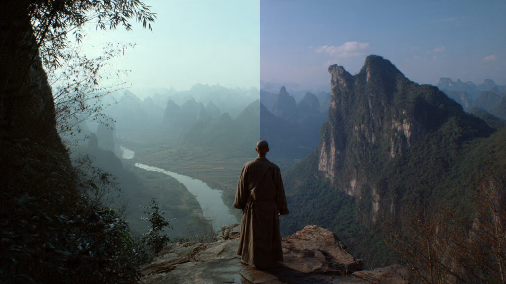 The 2026 Home Cinema Checklist: Your Ultimate Guide to Sensory Immersion 3 A comparison shot showing the difference between a standard 2.39:1 aspect ratio and the taller 1.90:1 IMAX Enhanced aspect ratio