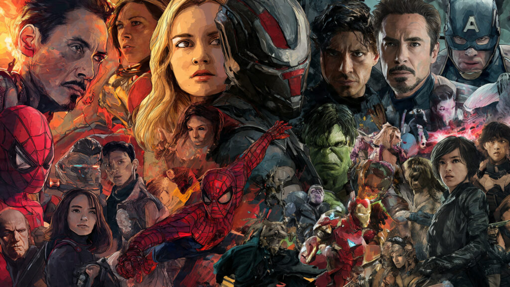 The Ultimate Marvel Cinematic Universe (MCU) Watch Order: Your Chronological Compass 2 A dynamic collage of key MCU characters from different eras