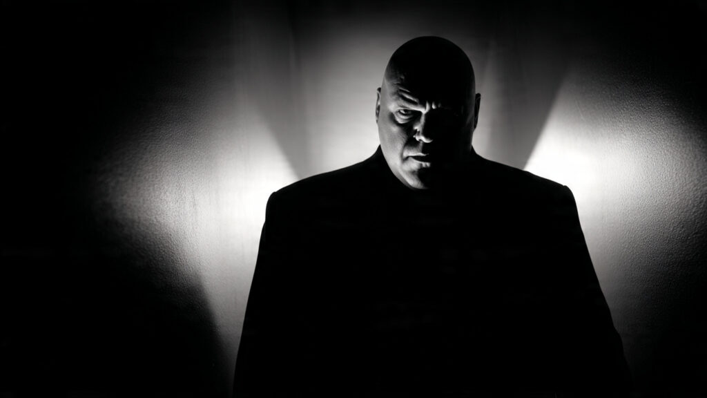 Spider-Man 4: Leaks Reveal a Gritty, Street-Level Reset and Groundbreaking Cinematic Tech for Tom Holland 3 Vincent D’Onofrio as Kingpin, looking menacing in silhouette