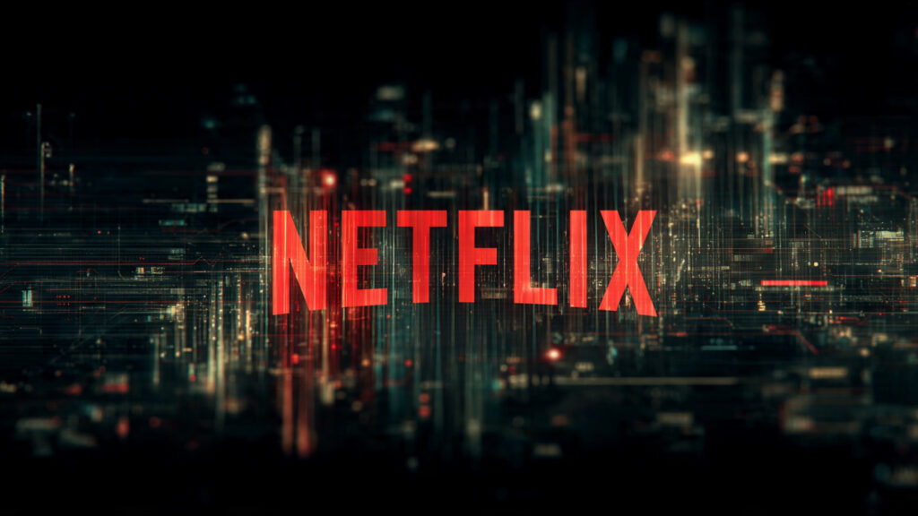Netflix's 2026 Strategy: Dominating the Era of "Quality Over Quantity" 2 Netflix logo with a futuristic, data-driven overlay