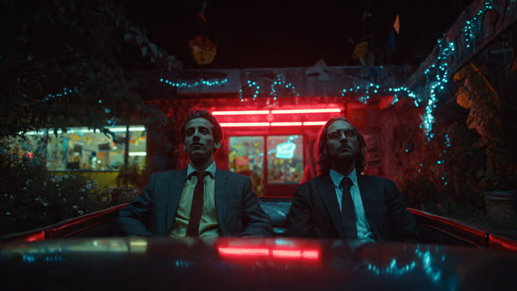 A still from a previous, critically acclaimed film by The Daniels, showcasing their distinctive visual style