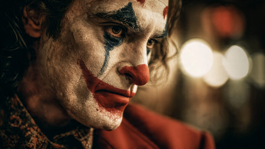 The Power of Mind: A Deep Psychological Movie Analysis of Joker 4 Joaquin Phoenix as Joker, laughing maniacally on a staircase, embodying his chaotic transformation
